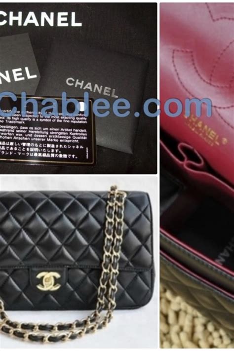 Chanel bag interior red